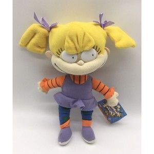 Rugrats Angelica Plush 2001 Nickelodeon with Tags 8"